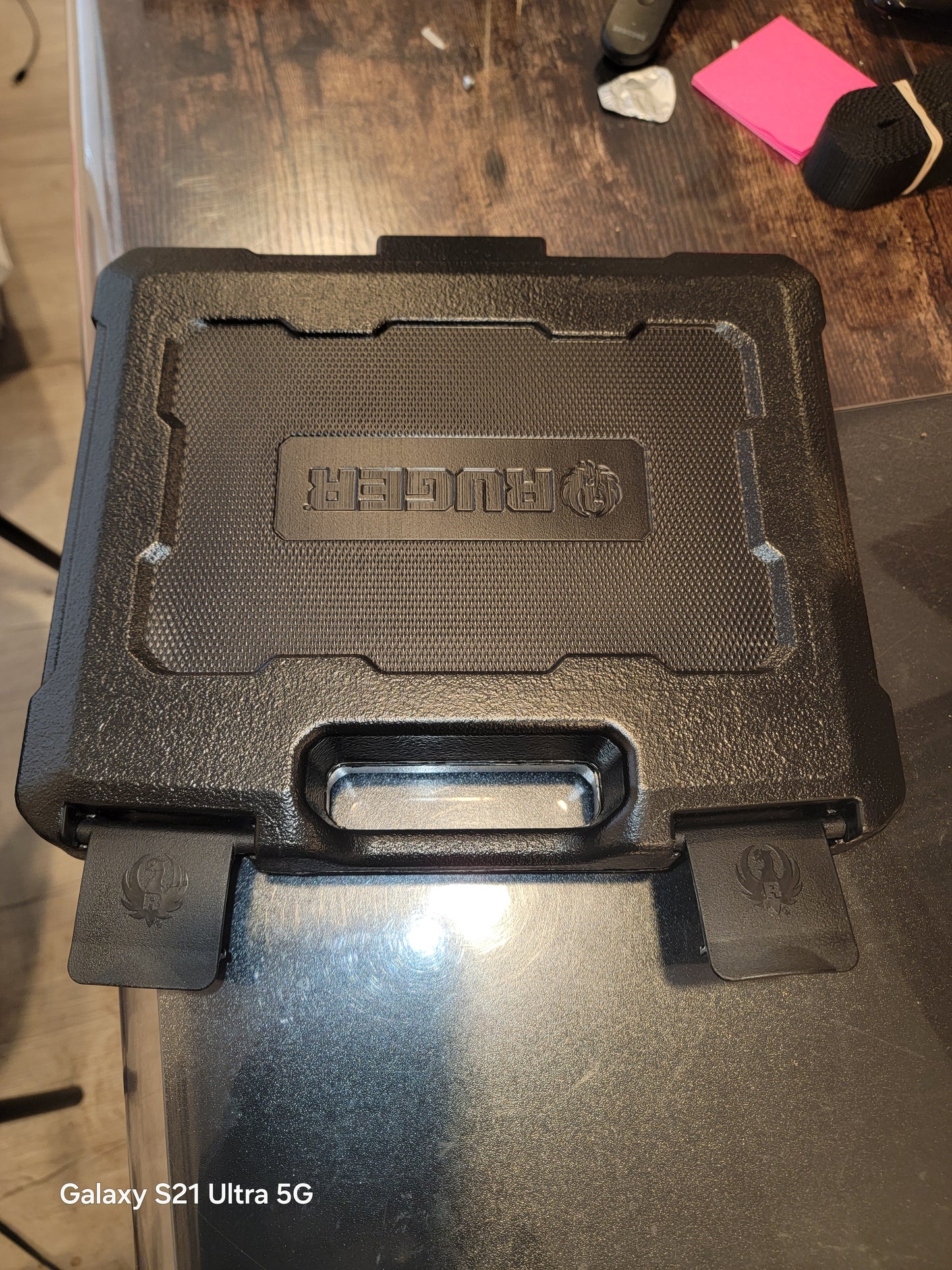 Ruger American Compact 9mm Pistol gray 12 and 17 round mags