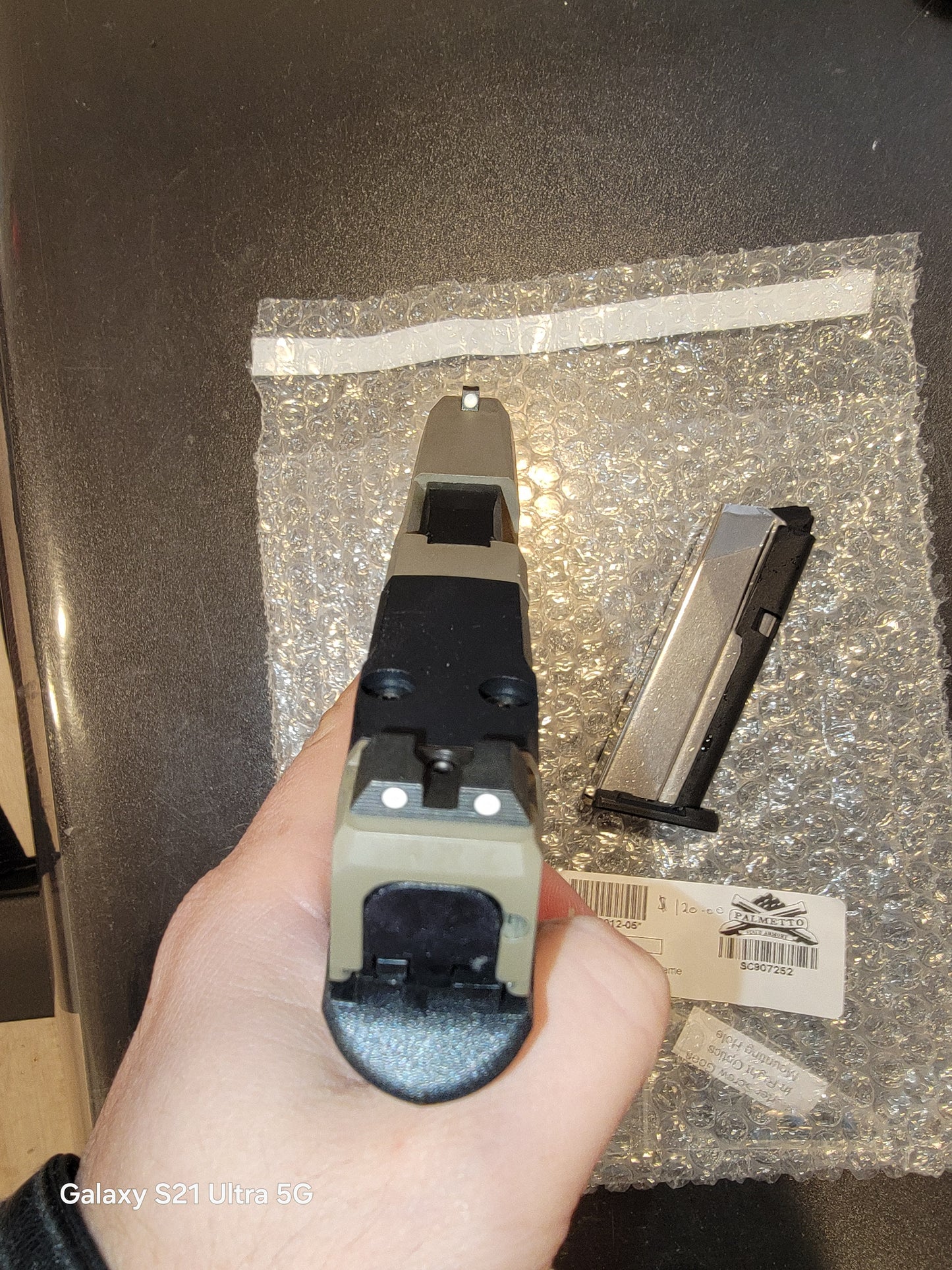 PSA Dagger Micro 9mm Pistol - Shield Cut, FDE 2X15 ROUND MAGAZINE 