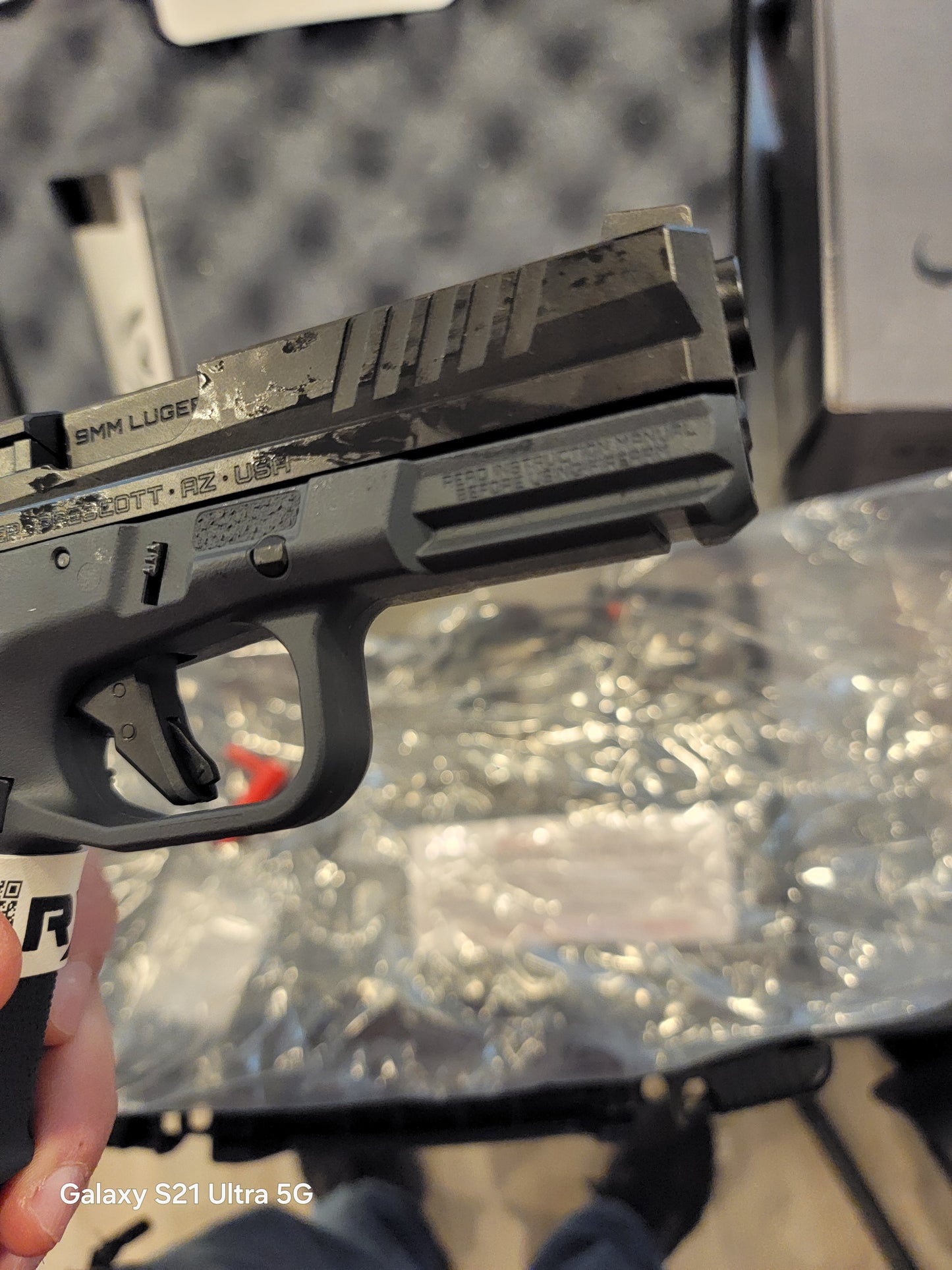 RUGER RXM 9MM 15RD 4" STEALTH GRAY OPTICS READY