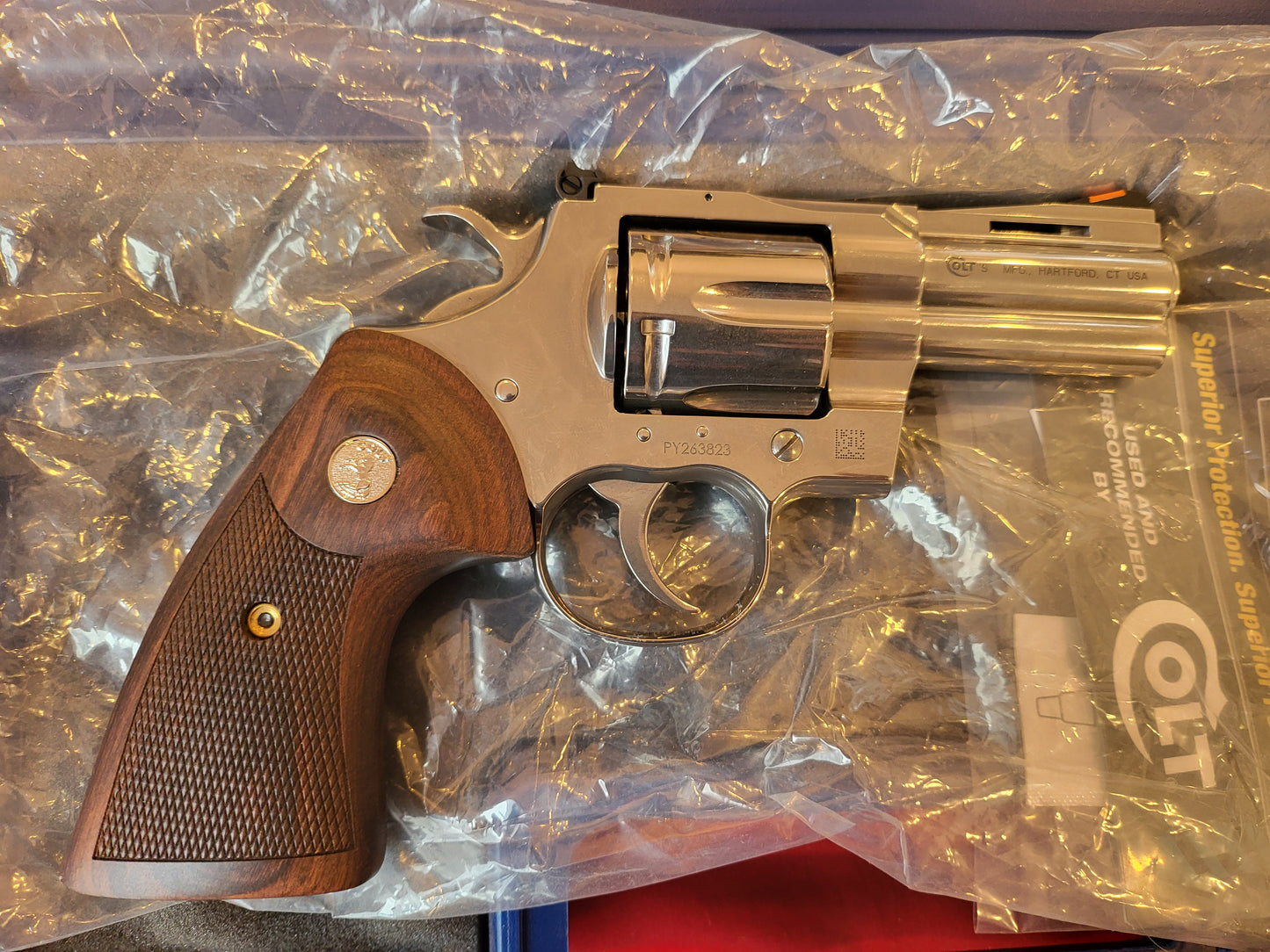 Colt Python 357 Magnum 3in Stainless Revolver - 6 Rounds New