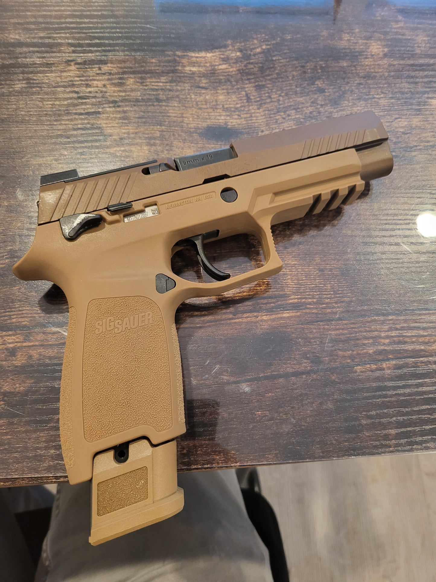 Sig Sauer P320 M17 Coyote Manual NS 9mm Full-Sized 1x17 + 2x21 no card fee