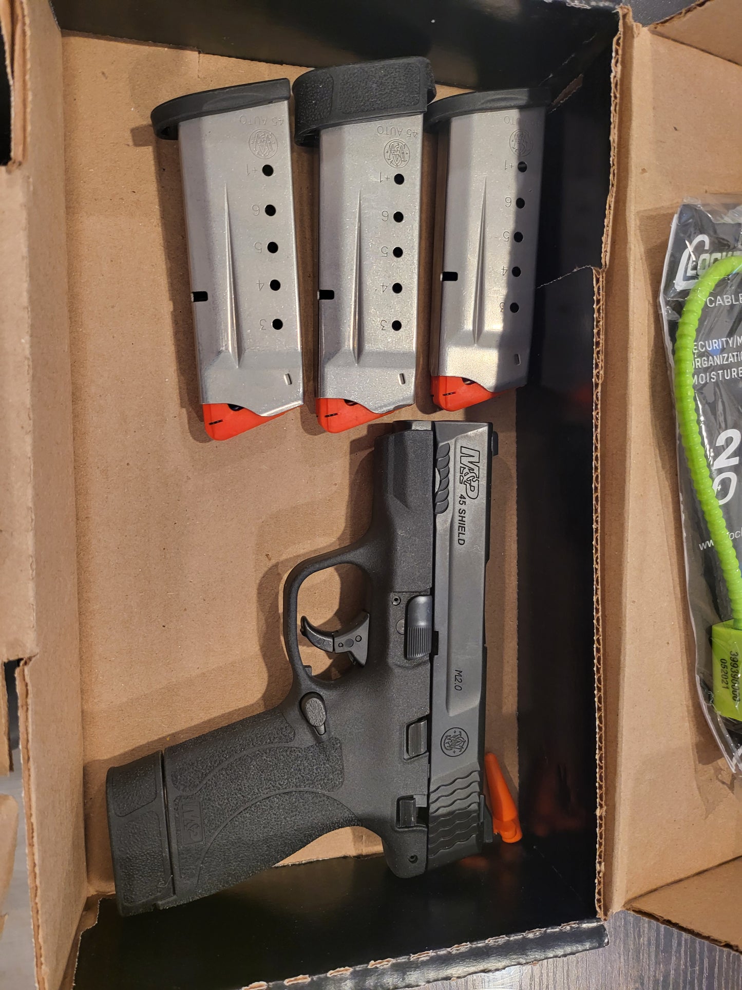 Smith & Wesson M&P45 Shield .45 Auto Pistol with 4x7 ROUND Mags no card fee