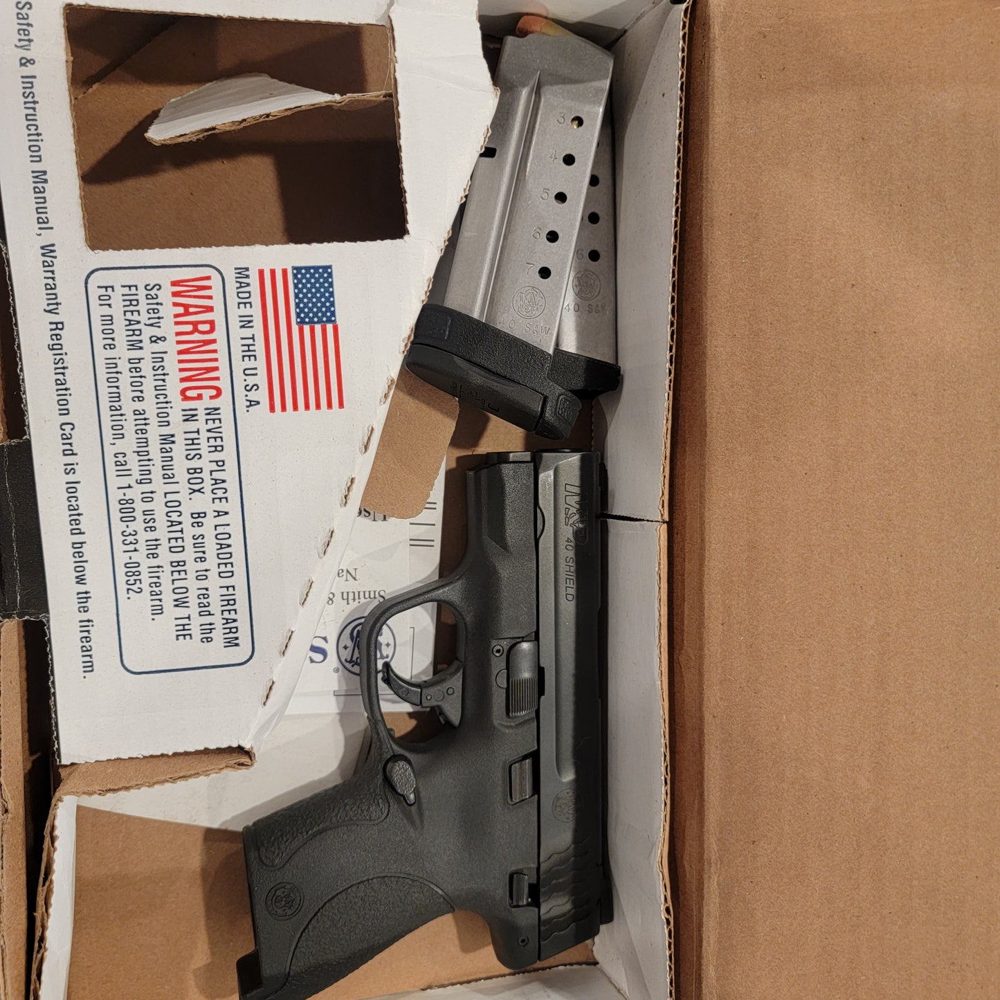 Smith & Wesson M&P Shield 40 S&W 3.10 in Pistol no card fee