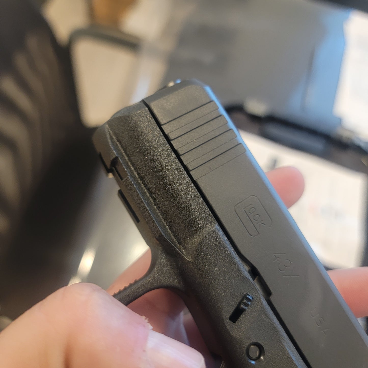 Glock 43X MOS SUB-COMPACT 9MM 10RD 3.41" Black