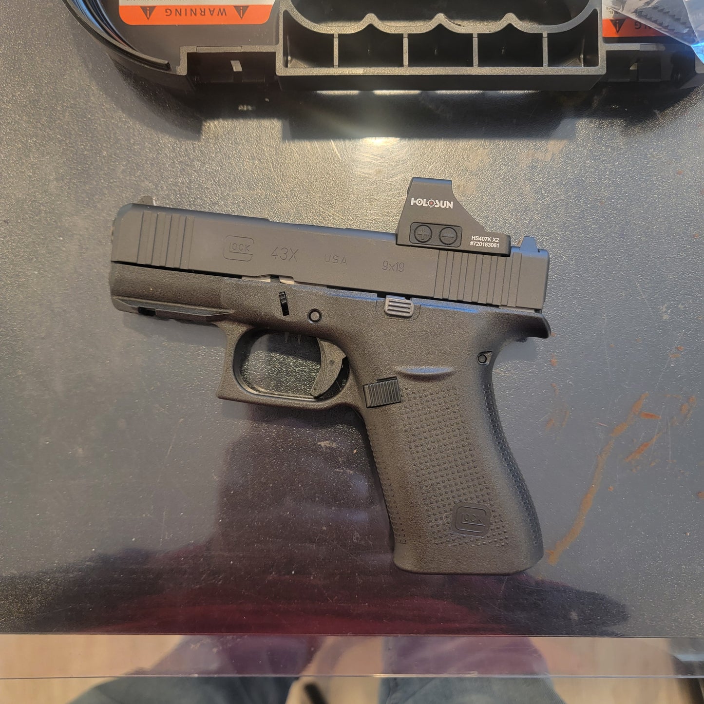 Glock 43X MOS SUB-COMPACT 9MM 10RD 3.41" Black
