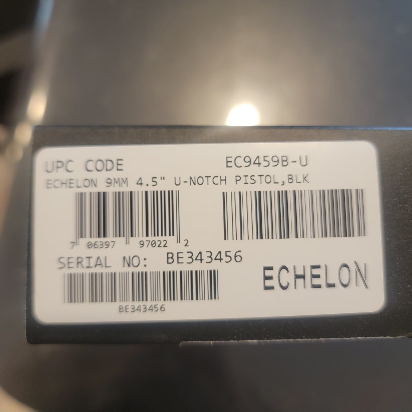 Springfield Armory Echelon 4.5" Black with FDE Grip mod 17/20rd OR
