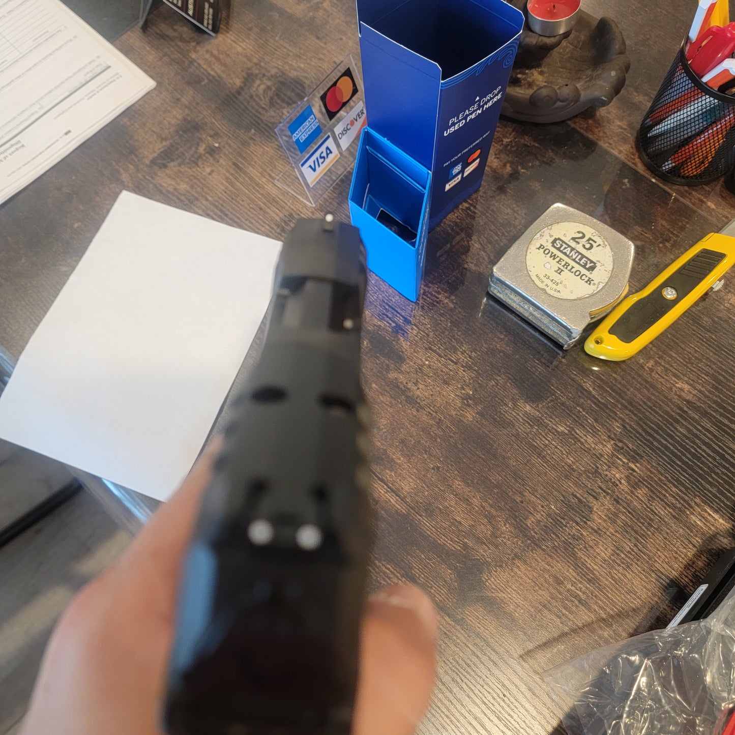 Walther PDP F- Series 9MM 15RD 3.5" Black Compact Optics Ready