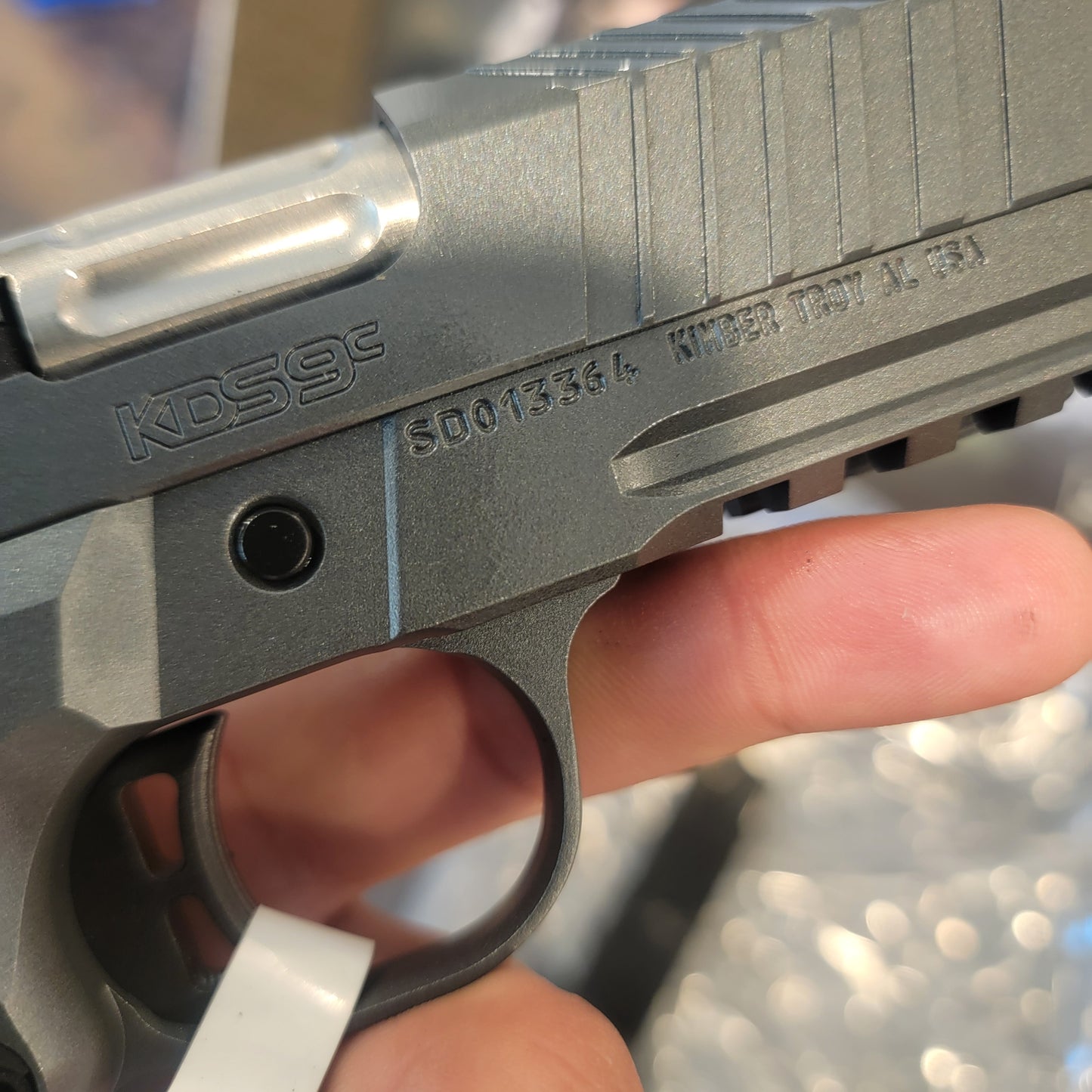 KIMBER KDS9C RL NIGHT SIGHT GRAY 18 RD OPTIC COVER 4 INCH