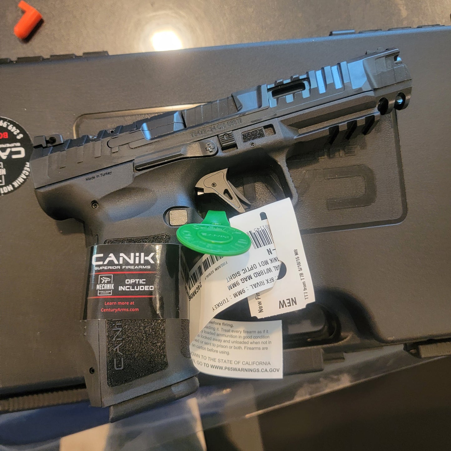 CANIK SFx Rival w/optic Full size 5" 9mm Black 18RD