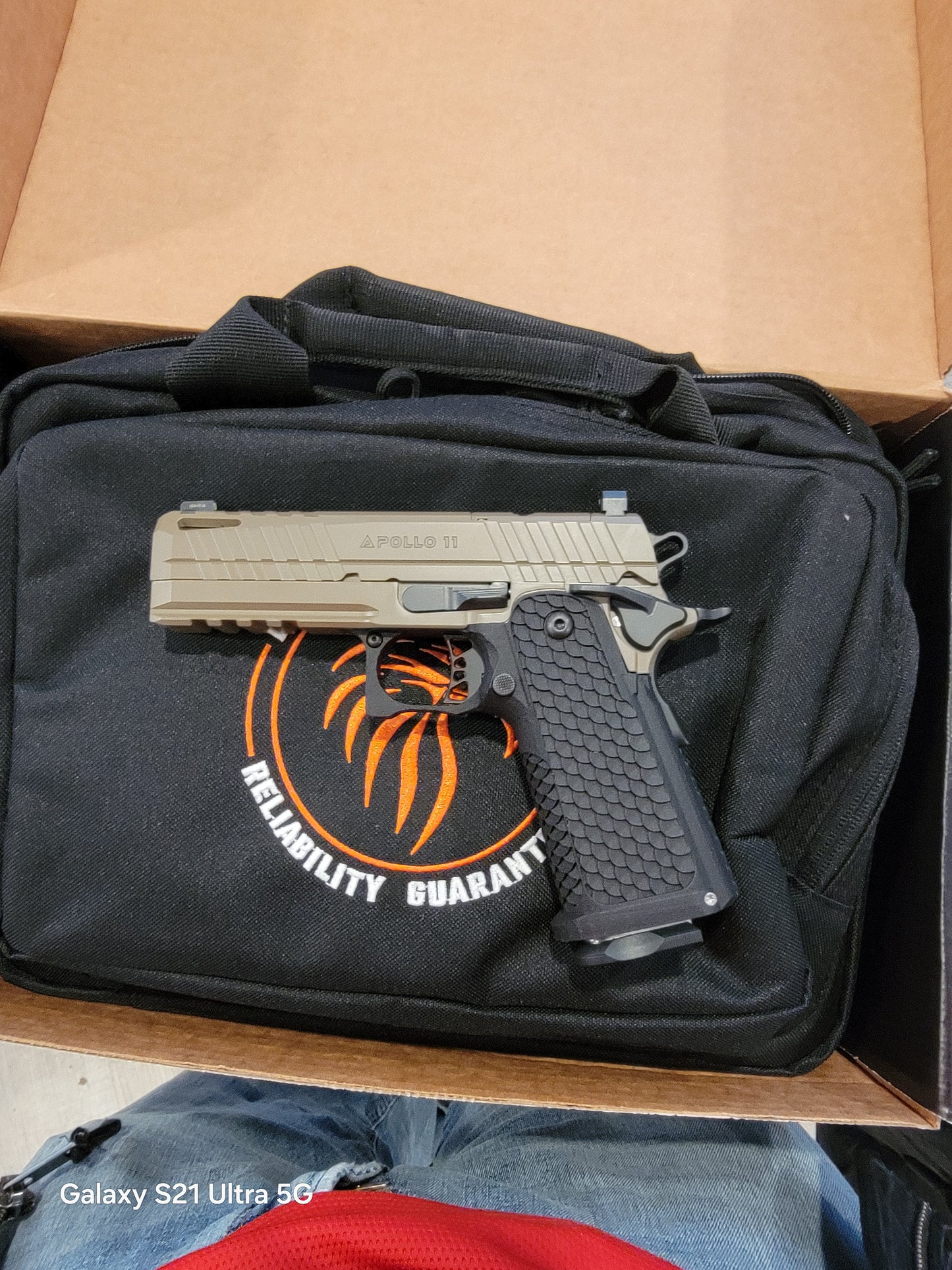 LIVE FREE ARMORY APOLLO 11 COMPACT 9MM 17RD 4.15" FDE OPTICS CUT
