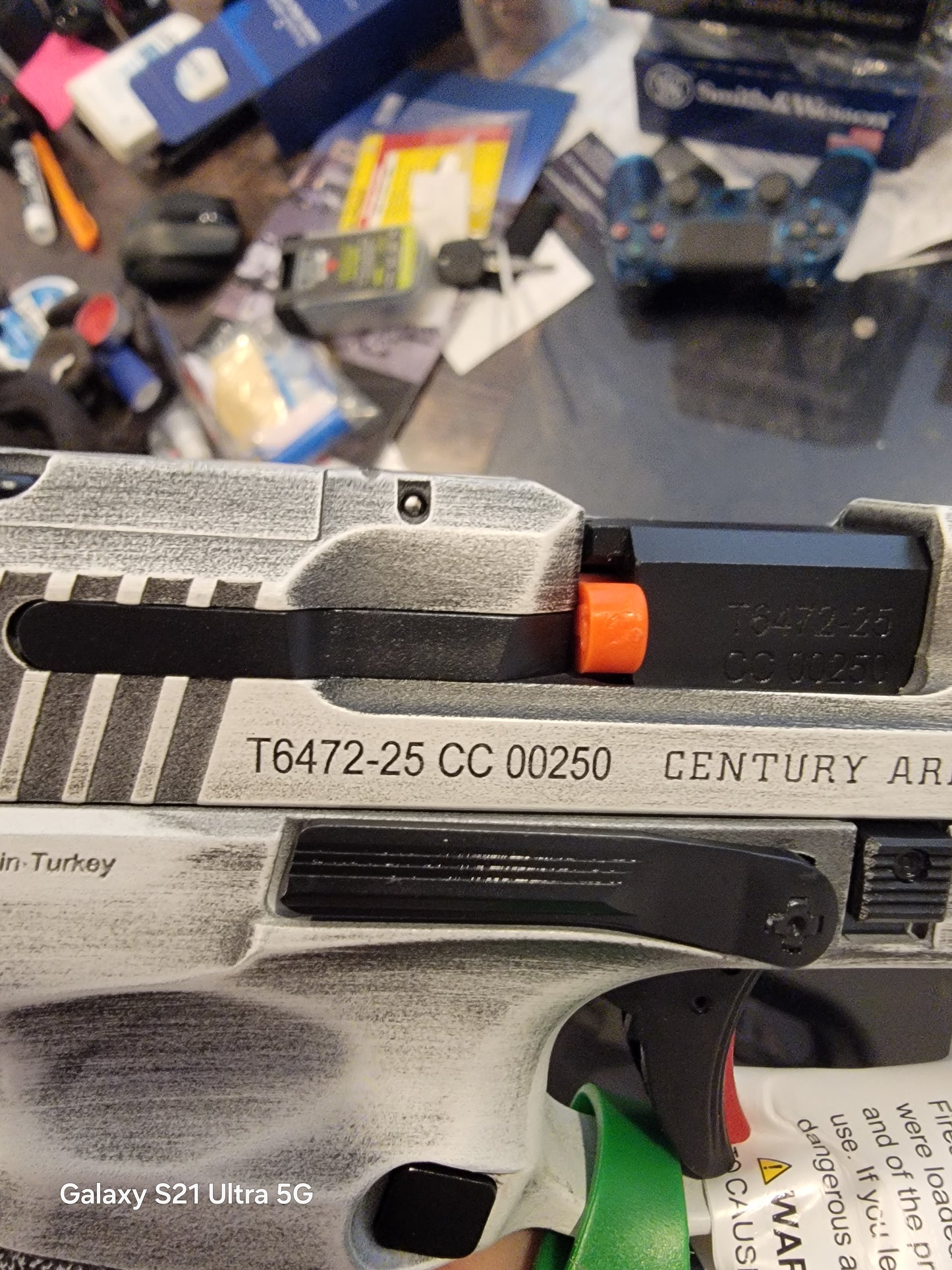 CANIK METE SFT 9MM 18/20RD 4.46" WHITE OPTICS READY