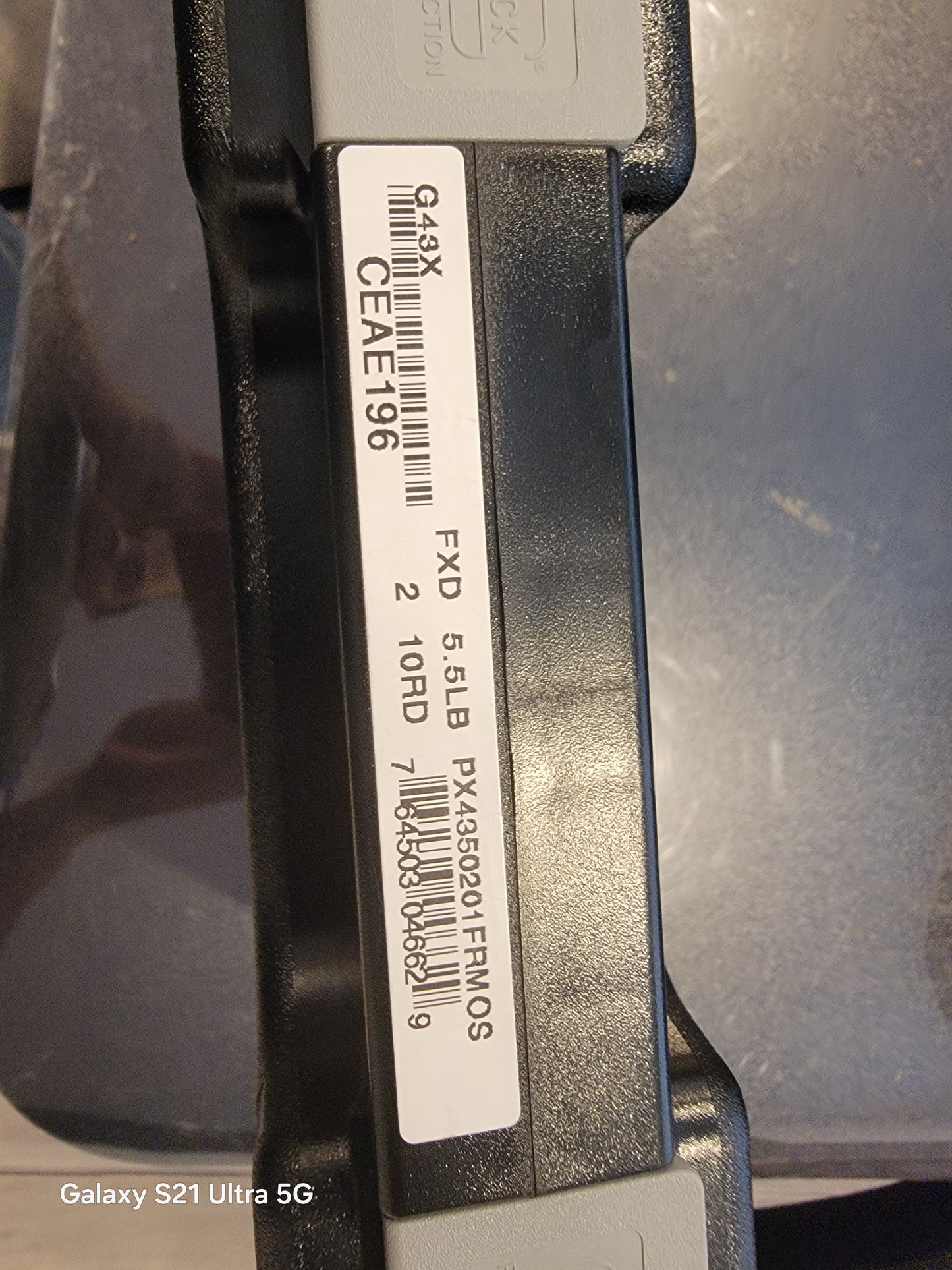 Glock 43X MOS SUB-COMPACT 9MM 10RD 3.41" Black