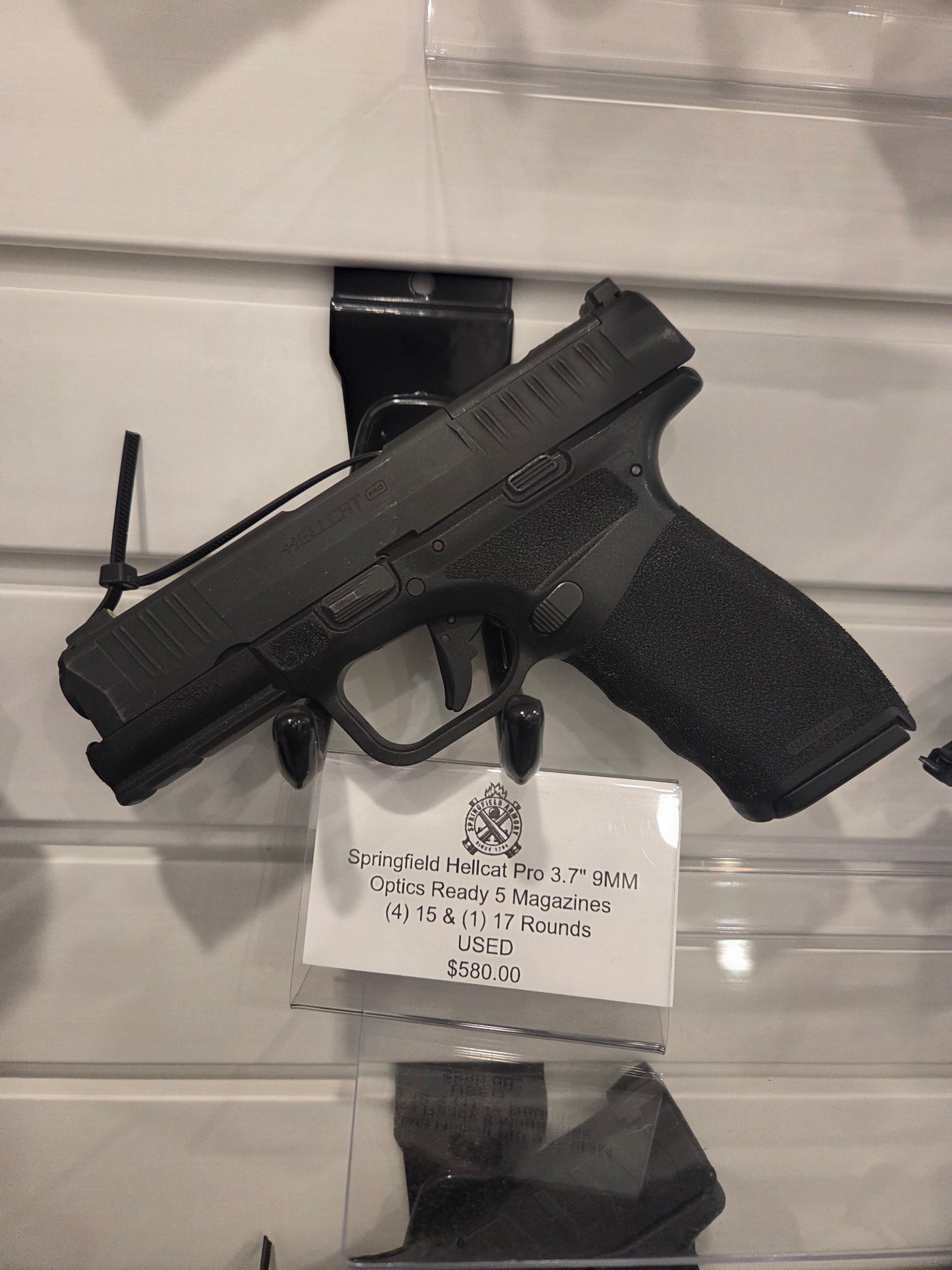 Springfield armory hellcat pro OSP 15/17 rd. 5 mags used