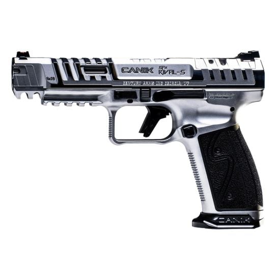 Canik SFX Rival-S 9mm Pistol 5" 18rd, Chrome - HG7010C-N