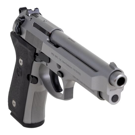 Beretta 92FS INOX 9mm 4.9" Pistol w/ (2)15rd Magazines