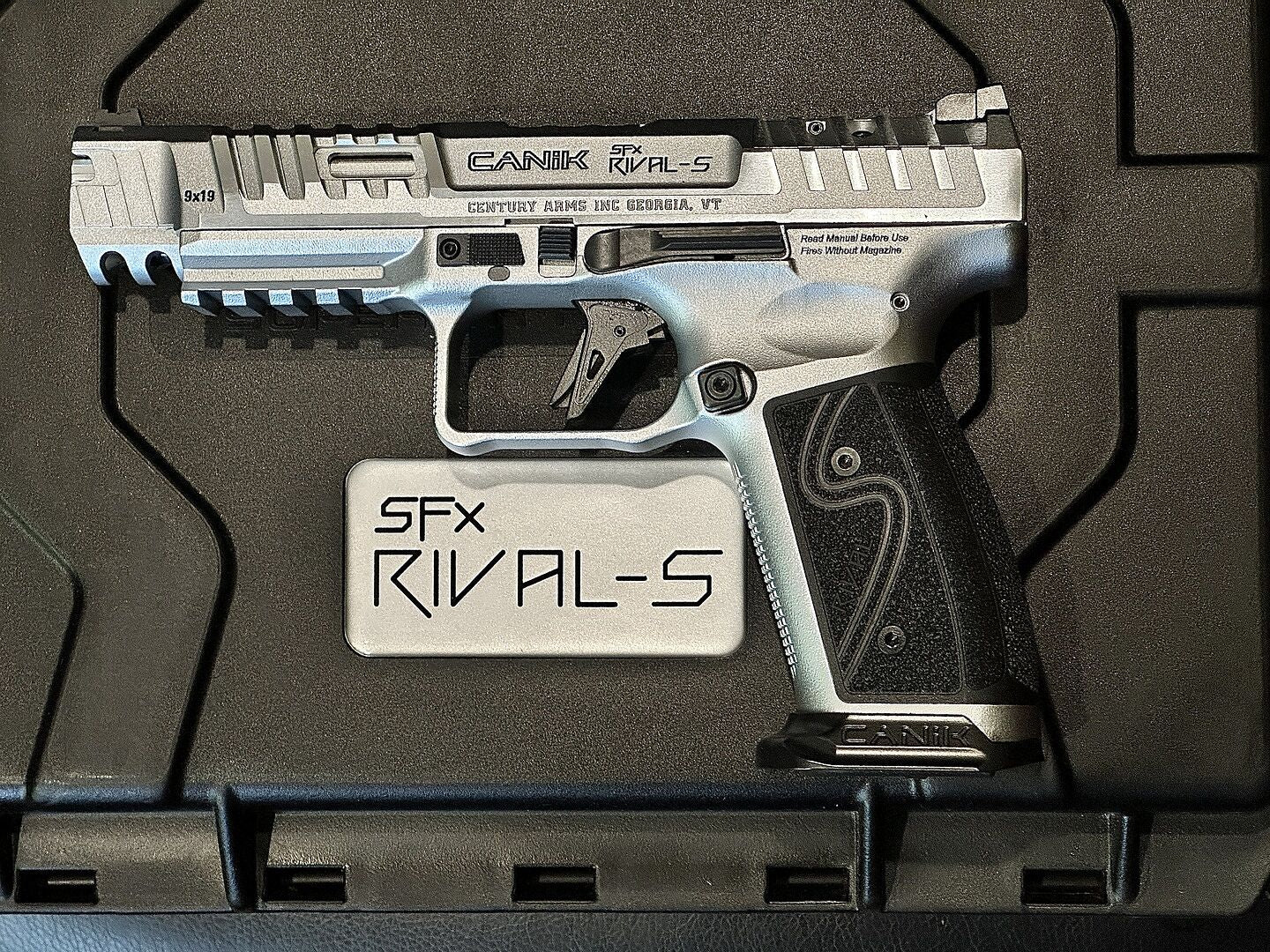 Canik SFX Rival-S 9mm Pistol 5" 18rd, Chrome - HG7010C-N