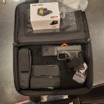 PSA DAGGER MICRO 9MM PISTOL SHIELD CUT W/ HOLOSUN 407K, BLACK 15RD