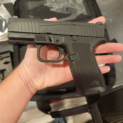 PSA DAGGER MICRO 9MM PISTOL SHIELD CUT W/ HOLOSUN 407K, BLACK 15RD