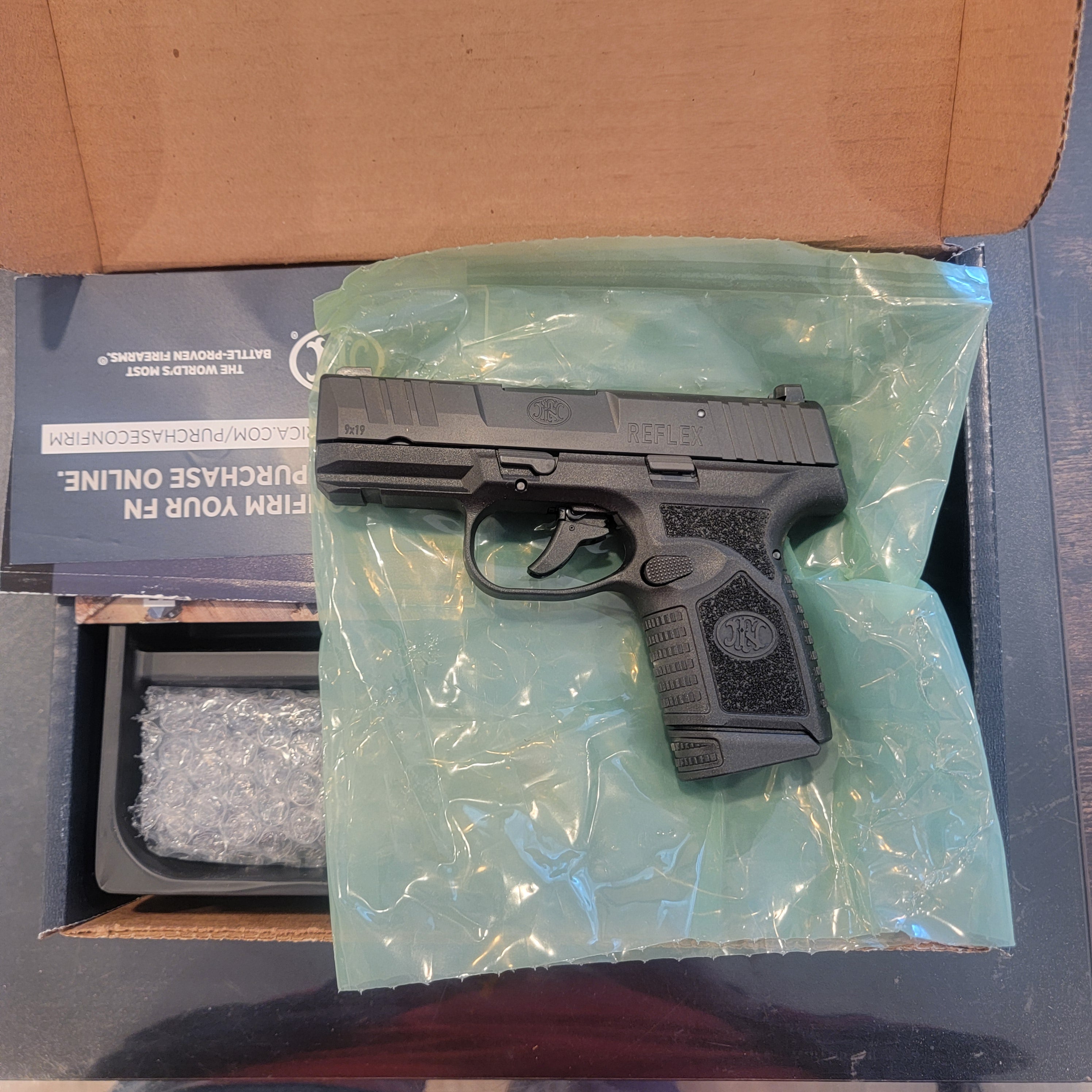 FN Reflex Micro-Compact 9MM BLACK 15/11 round mag New – AAE FIREARMS