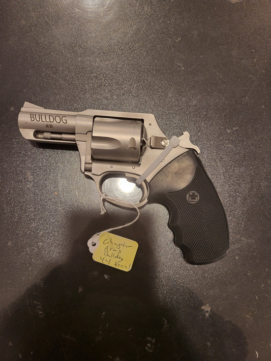 Charter Arms Bulldog 44 Special 2.5in Stainless Revolver 5 Rounds