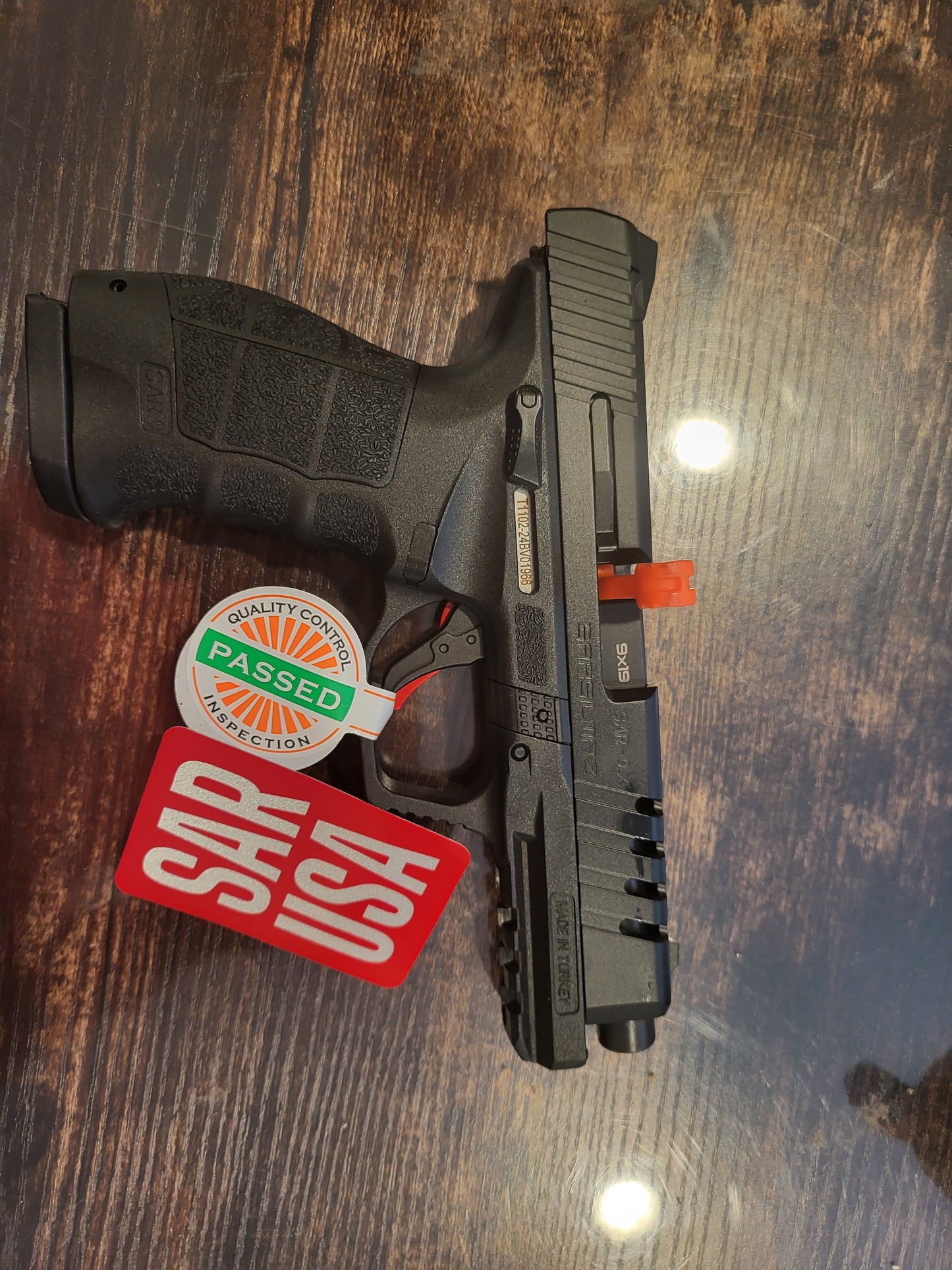 SAR SAR9 X Package 4.4" 9mm 17rd/19rd Pistol, Black