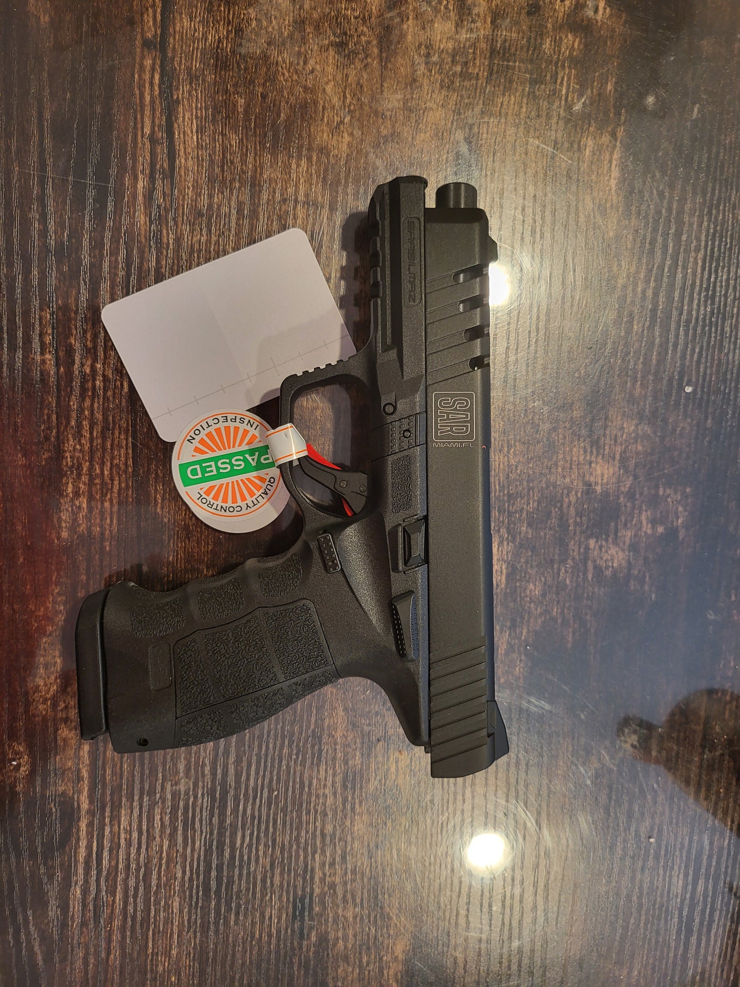 SAR SAR9 X Package 4.4" 9mm 17rd/19rd Pistol, Black
