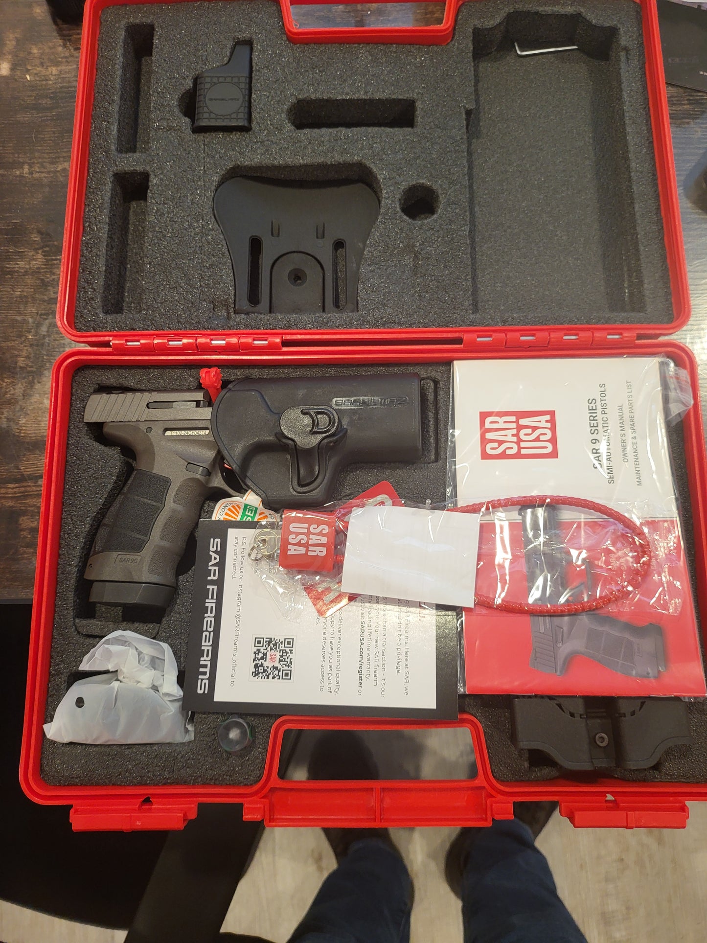 SAR SAR9 CX PACKAGE GRAY 4" 9MM 15RD