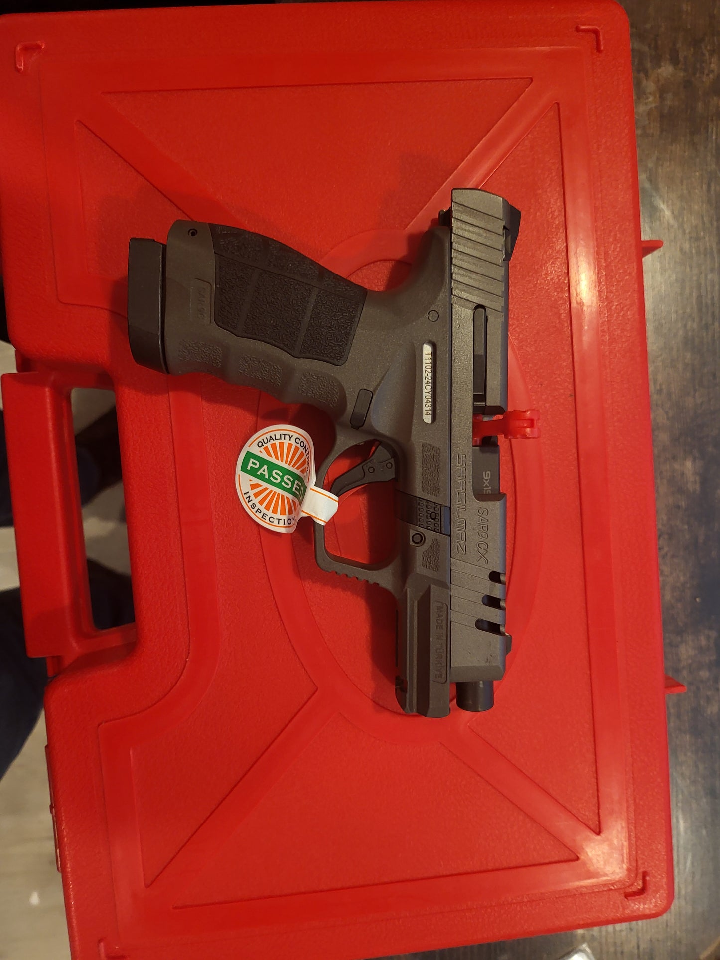 SAR SAR9 CX PACKAGE GRAY 4" 9MM 15RD