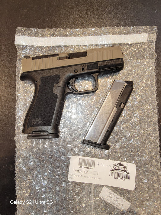 PSA Dagger Micro 9mm Pistol - Shield Cut, FDE 2X15 ROUND MAGAZINE&nbsp;