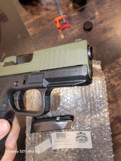 PSA Dagger Micro 9mm Pistol - Shield Cut, GREEN 2X15 ROUND MAGAZINE