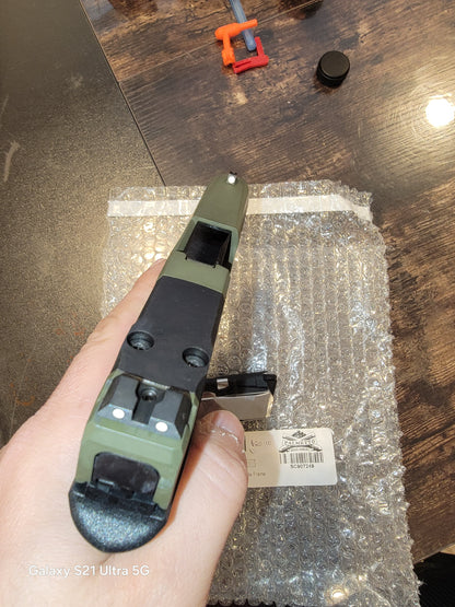 PSA Dagger Micro 9mm Pistol - Shield Cut, GREEN 2X15 ROUND MAGAZINE