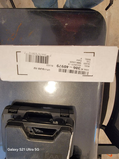 Ruger security-9 9mm 15rd 4" black picatinny rail