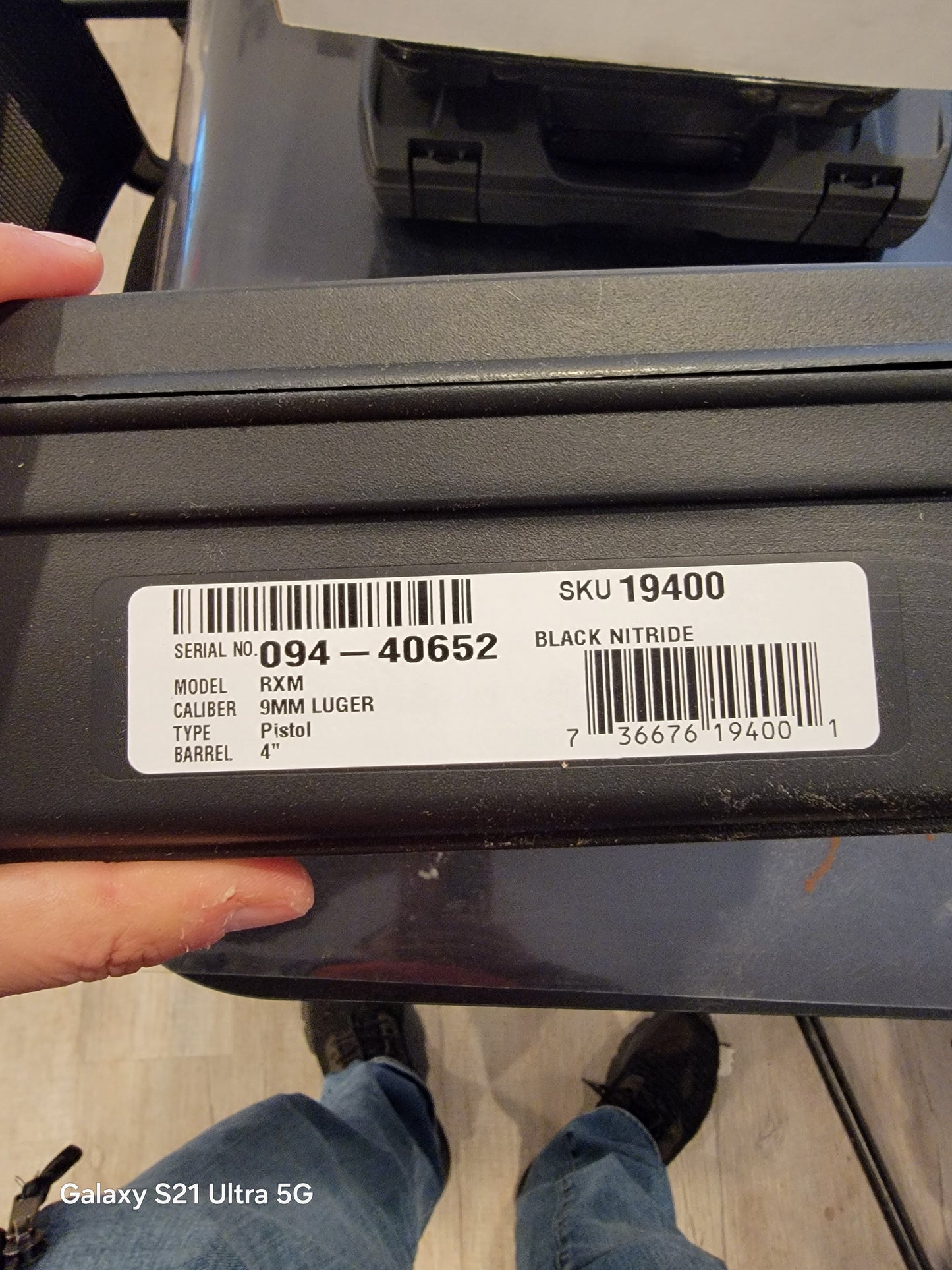 RUGER RXM 9MM 15RD 4" STEALTH GRAY OPTICS READY