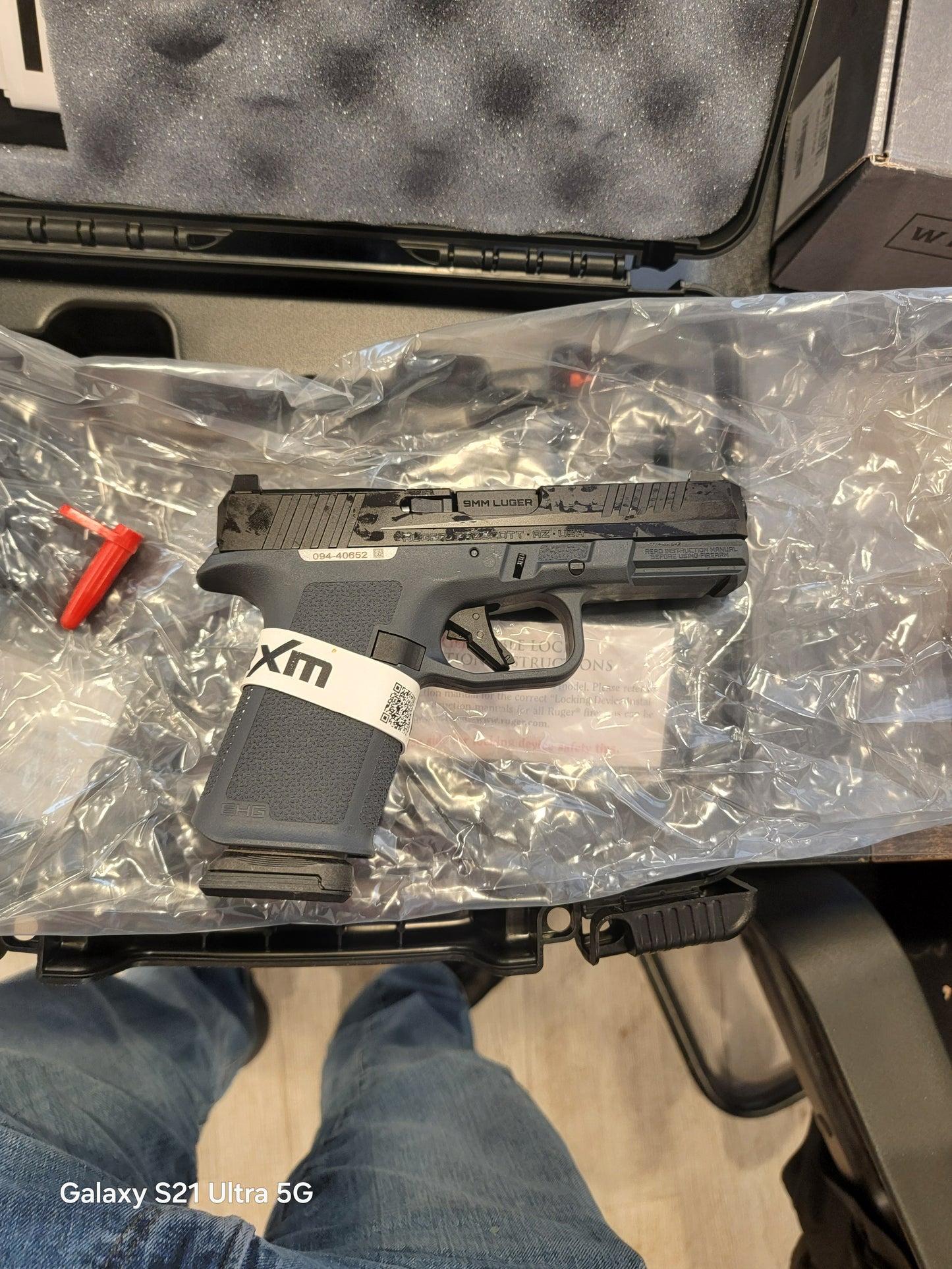 RUGER RXM 9MM 15RD 4" STEALTH GRAY OPTICS READY