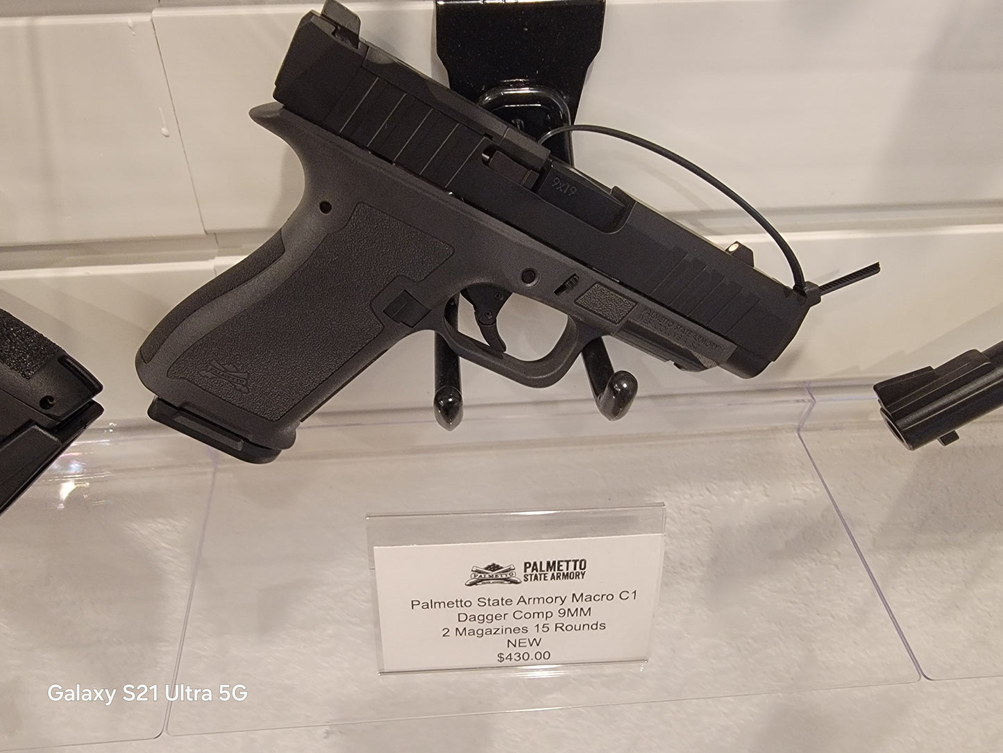 PSA MICRO DAGGER COMP OPTICS READY BLACK 15RD C-1