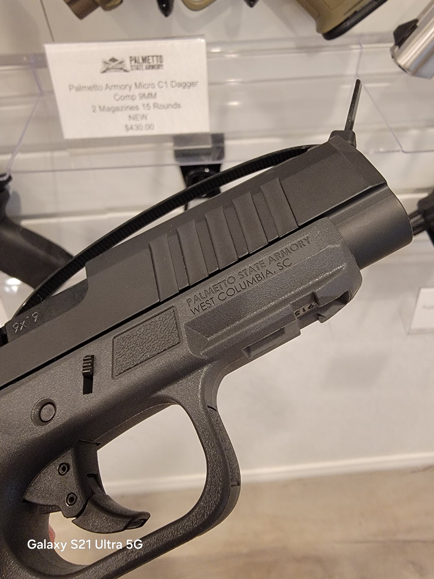 PSA MICRO DAGGER COMP OPTICS READY BLACK 15RD C-1