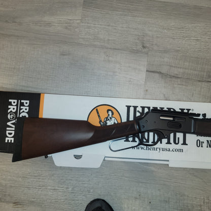 Henry Steel 30-30 Lever Action Rifle 20" Round BBL walnut model H009G