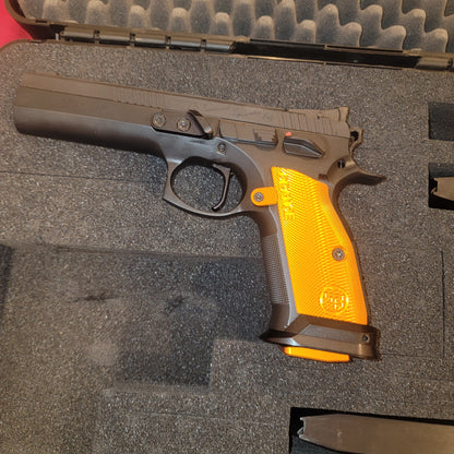 CZ USA 75 Tactical Sport Orange 40SW 5.4in Blued Pistol 2x17 Mags