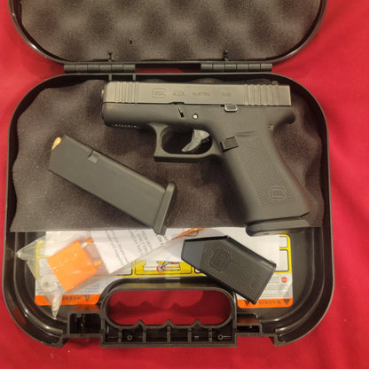 Glock 43X SUB-COMPACT 9MM 10RD 3.41" Black USA MADE