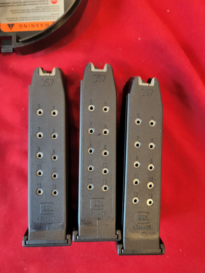 GLOCK G32 Gen4 .357 Auto Semiautomatic Pistol with 3x13 mags no card fee