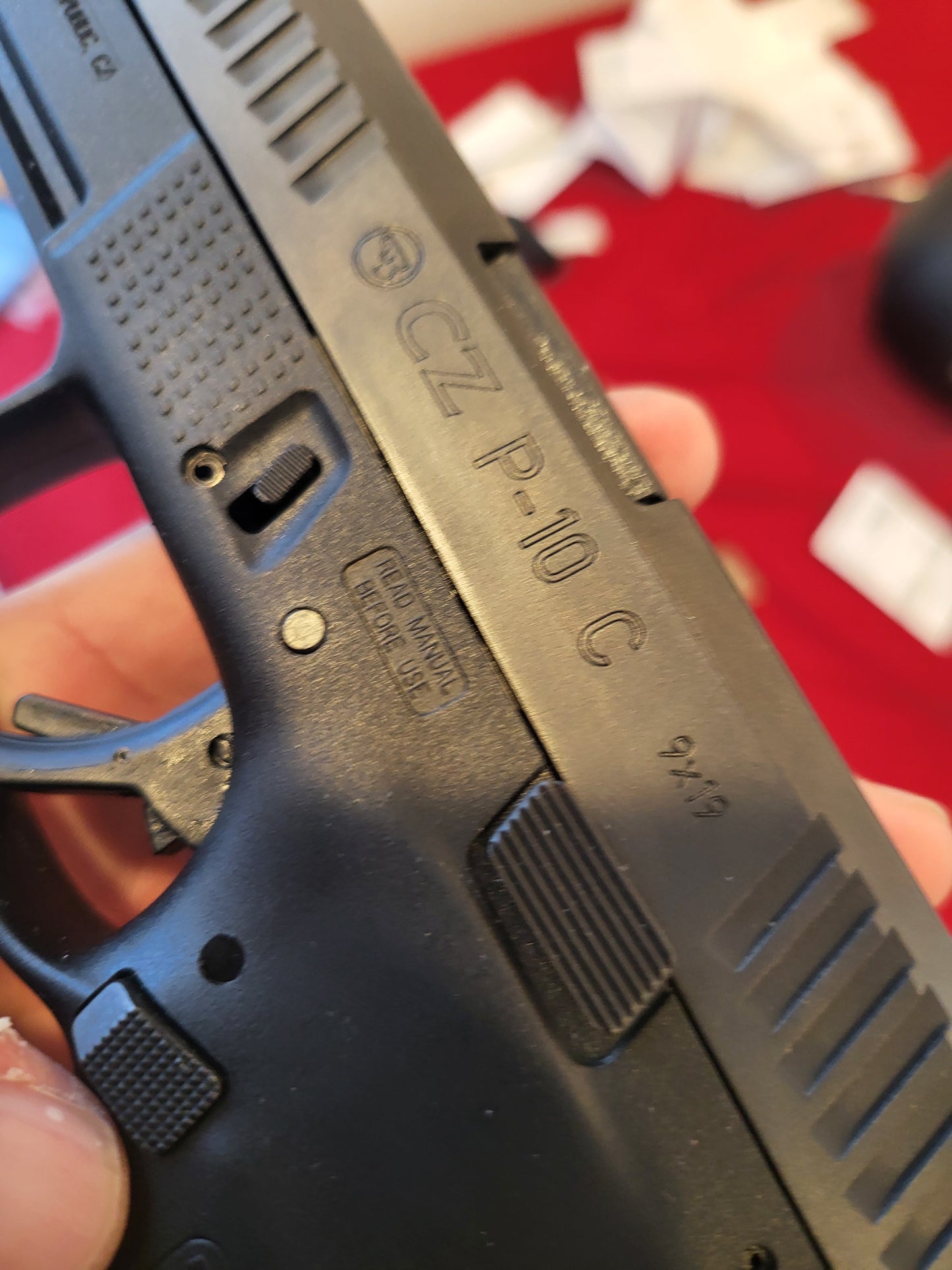CZ P-10 C 9mm Luger 4.02in Black Pistol - 15+1 Rounds 2x15 mags