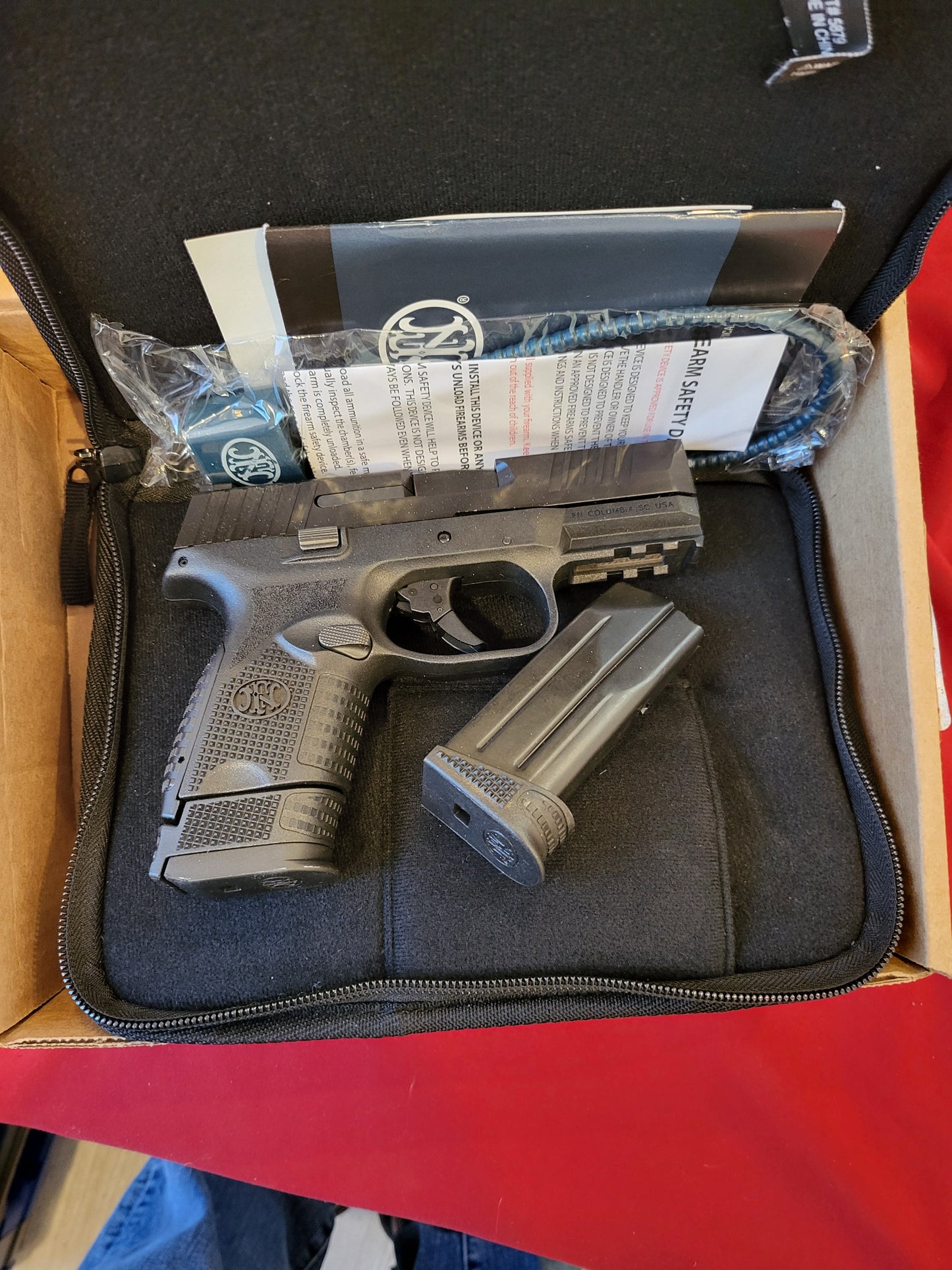 FN 509 Compact 9mm Luger Caliber Pistol with 12/15 round mags brand new