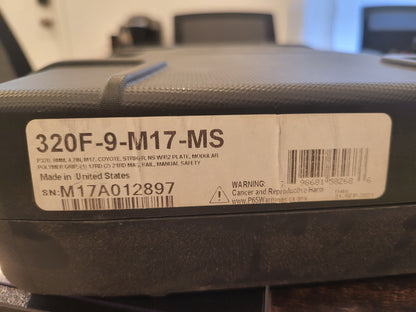 Sig Sauer P320 M17 Coyote Manual NS 9mm Full-Sized 1x17 + 2x21 no card fee