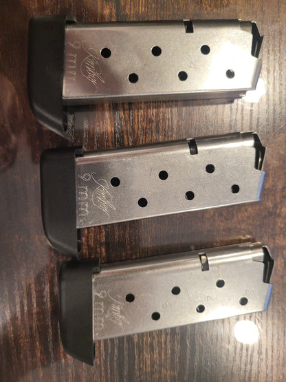 Kimber Micro 9 Stainless 9mm Pistol stainless rose wood w 3x7 round mags