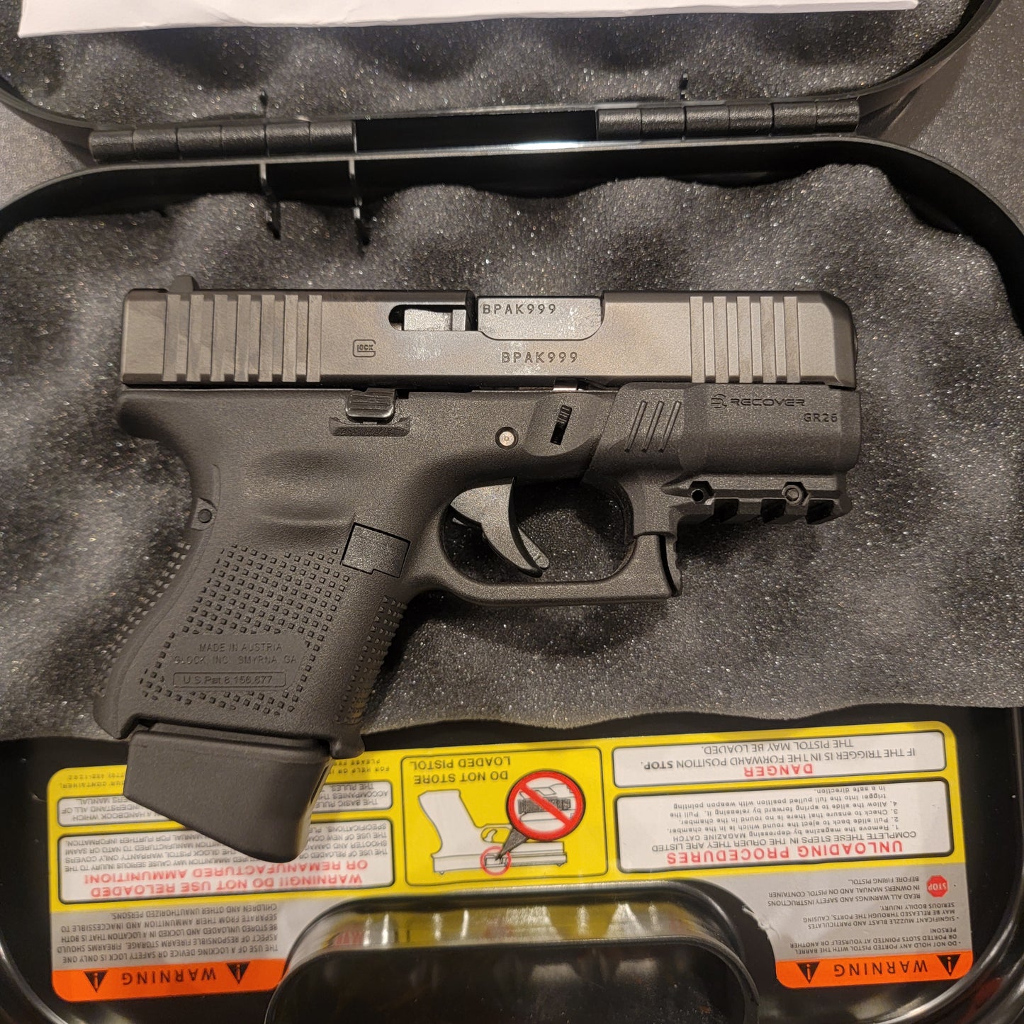 GLOCK G27 GEN5 Semiautomatic .40 S&W Centerfire Pistol 3x9 mags