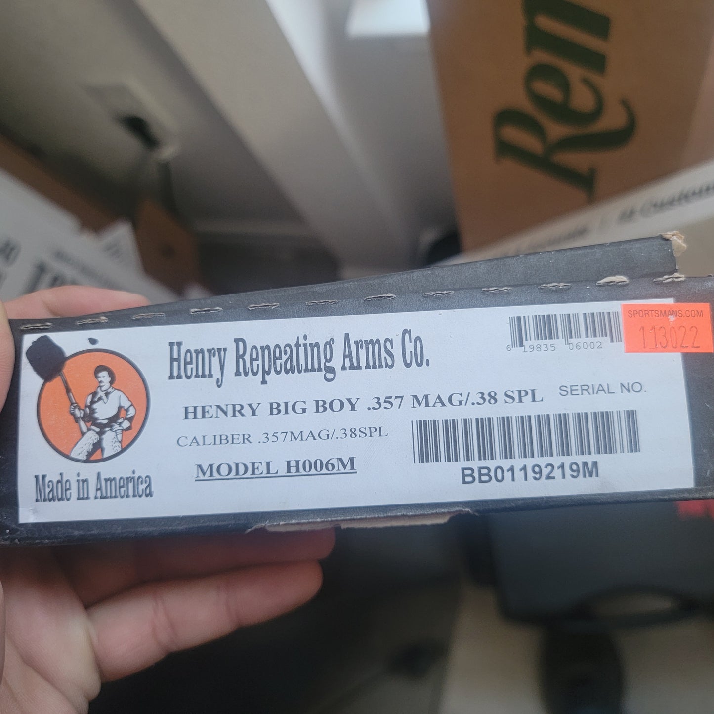 HENRY BIG BOY .357 mag/38 SPECIAL Model H006M