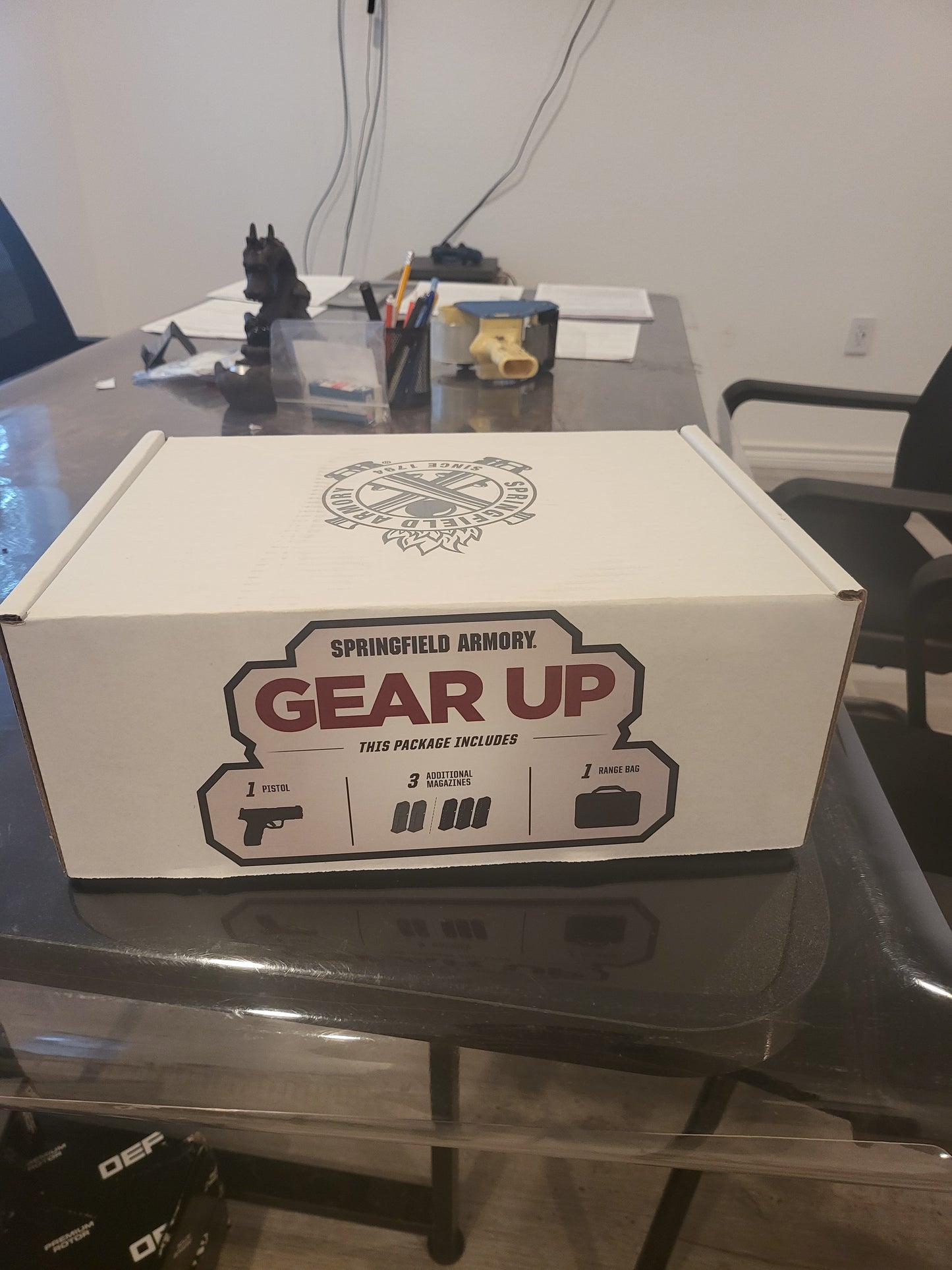 Springfield Armory HELLCAT PRO 9MM Pistol GEAR up package 17RD new