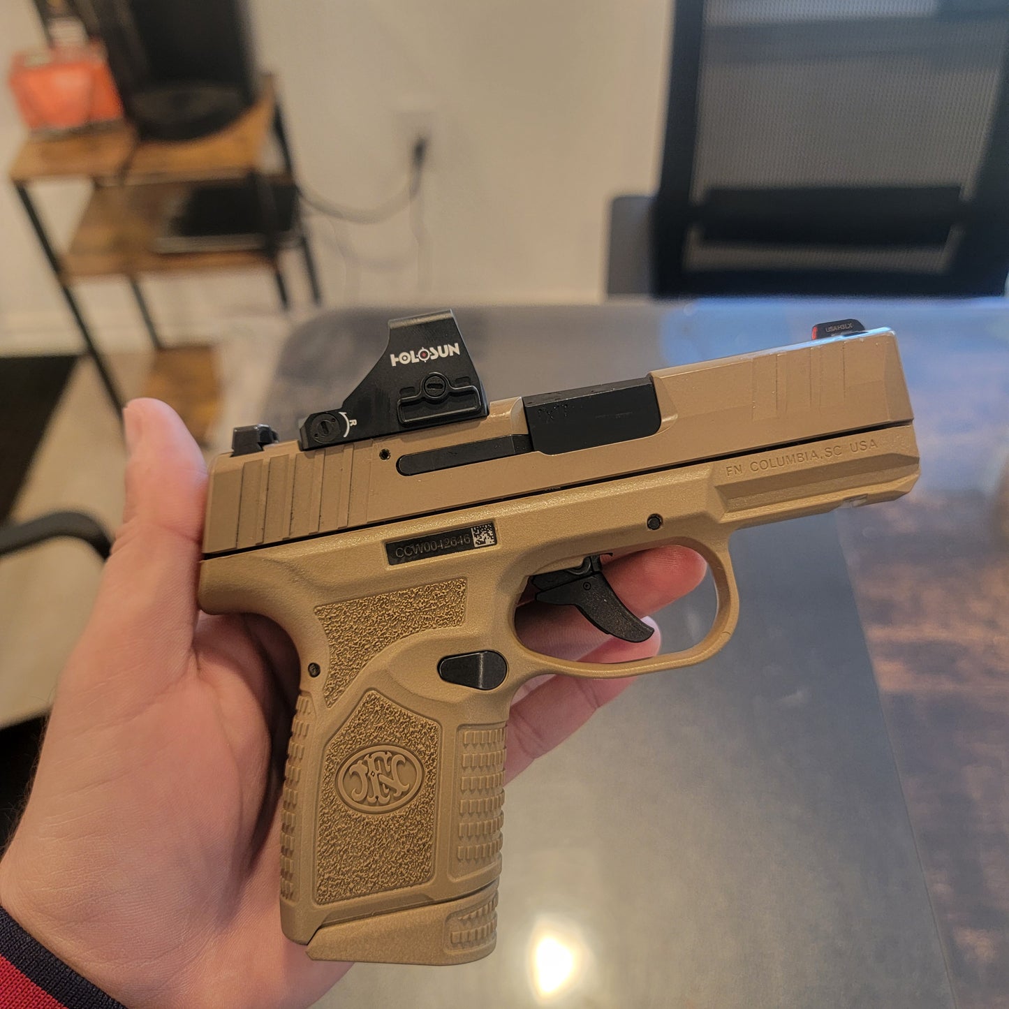 FN Reflex MRD OR Micro-Compact 9MM FDE 15/11 round mag New