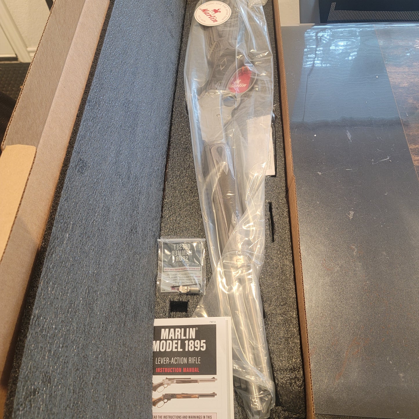 MARLIN 1895 SBL FULL SIZE 19" SS 45-70 GOV 6RD FIXED GRAY STOCK