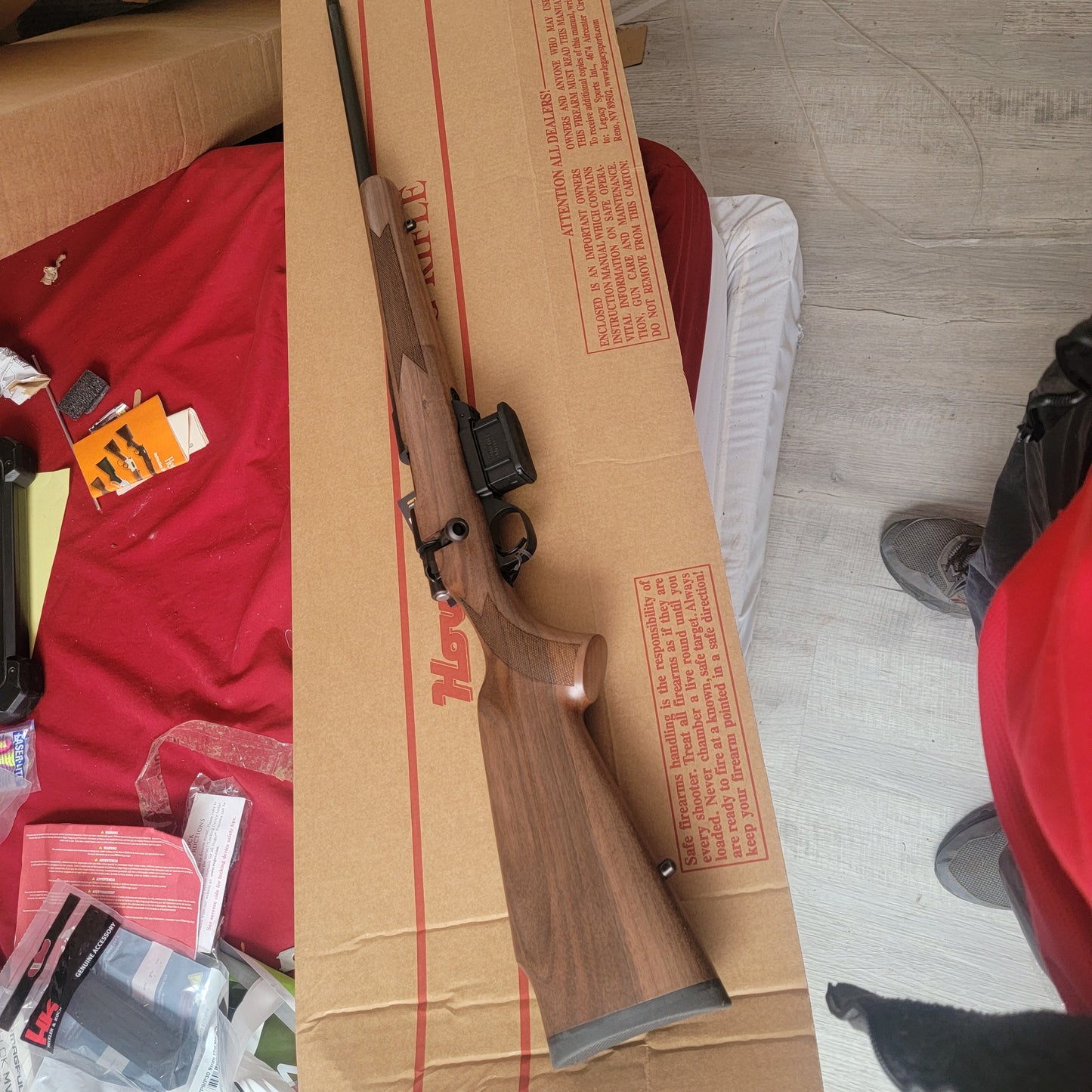 HOWA M1500 MINI BOLT ACTION RIFLE 7.62x39 W 10RD CAPACITY WOOD STOCK